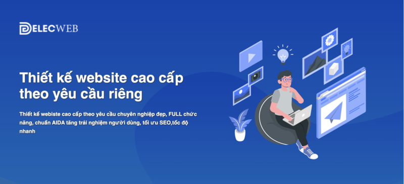 Thiết kế website theo yêu cầu - Delectech