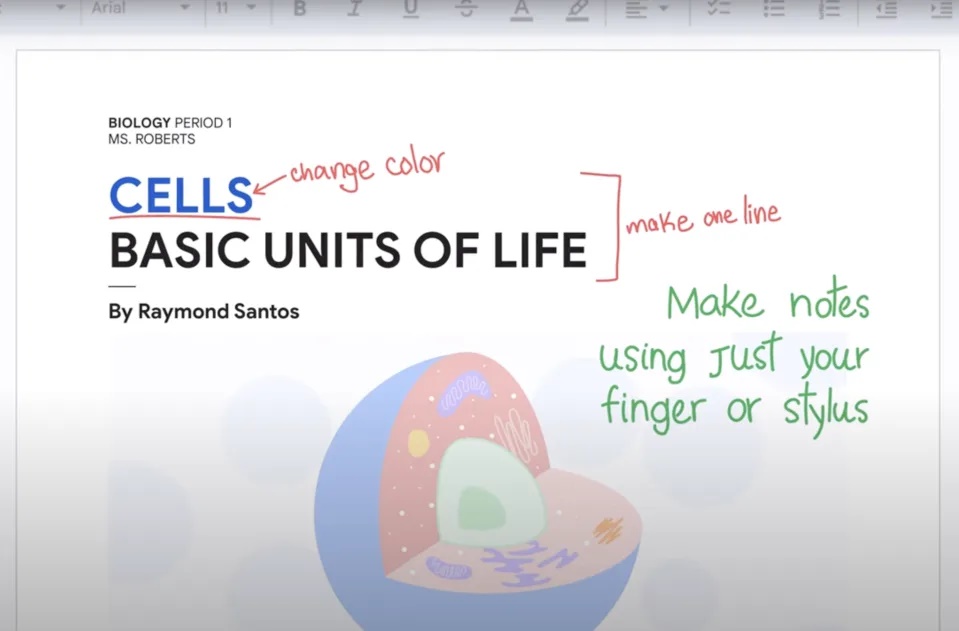 Google Docs, Android, Ghi chú bằng tay, Bút stylus, MWC 2024