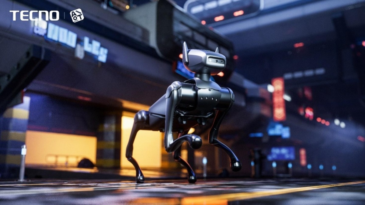 Tecno, MWC 2024, Pocket Go, Kính AR, Chơi game AR, Dynamic 1, Chú chó robot, AI, Robot, Pova 6 Pro 5G