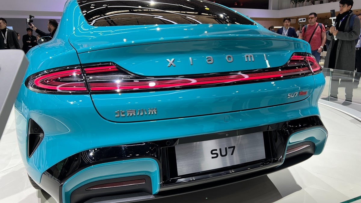 Xiaomi, Xe điện, SU7 Max, MWC, Tesla Model 3, Xe điện Trung Quốc, HyperOS
