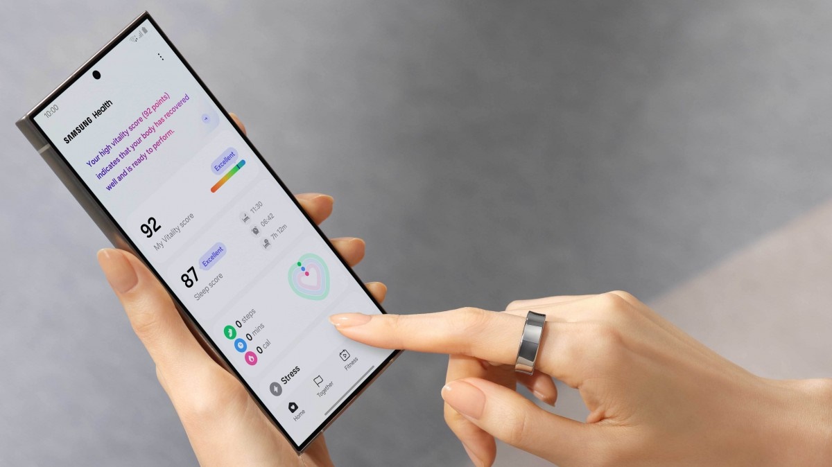 Galaxy Ring, Samsung, Nhẫn thông minh, MWC 2024, Thời lượng pin, Kích thước