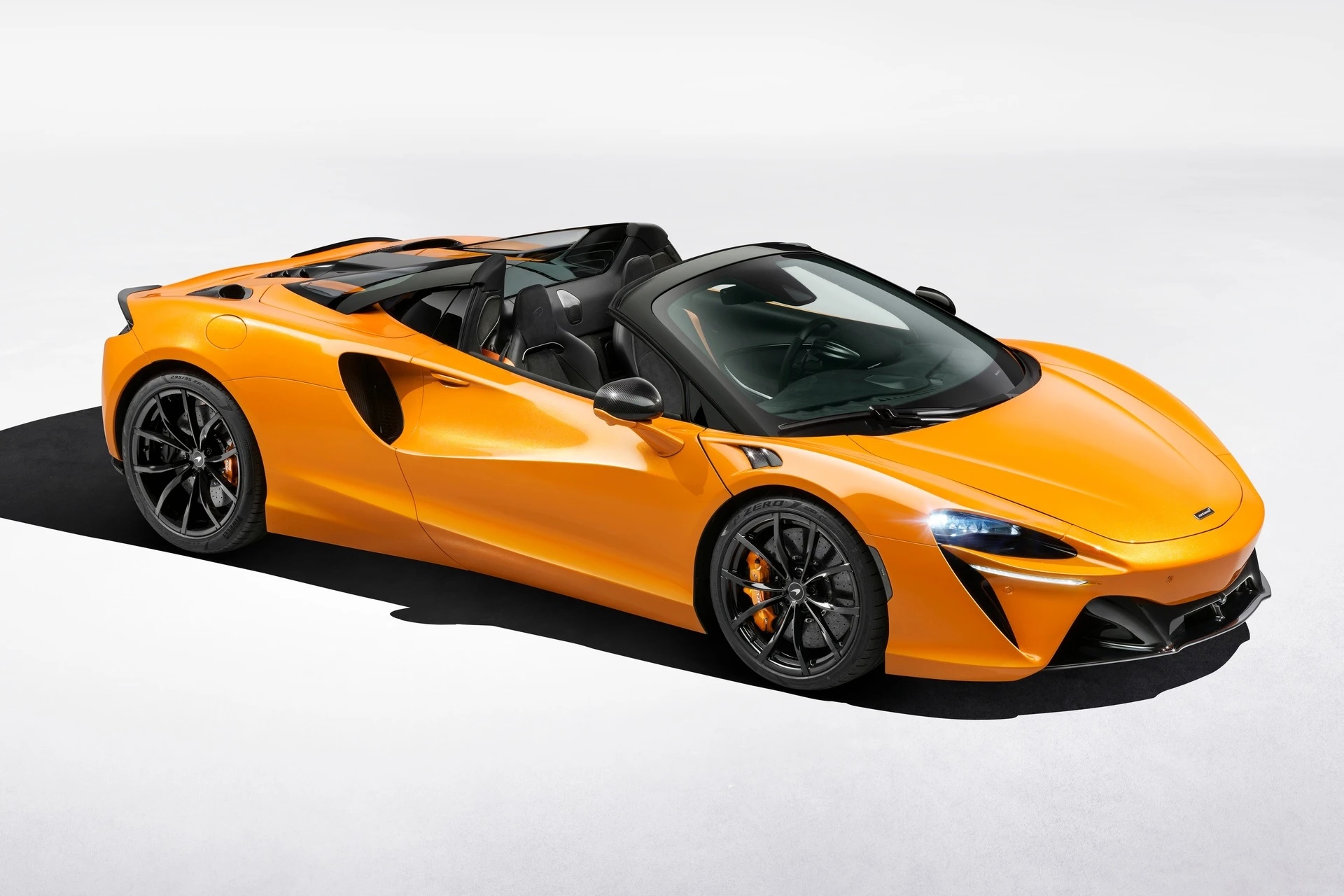 McLaren Artura Spider, Siêu xe mui trần, Mạnh mẽ, 700 mã lực, Hybrid, Khung gầm carbon, Mui xe carbon