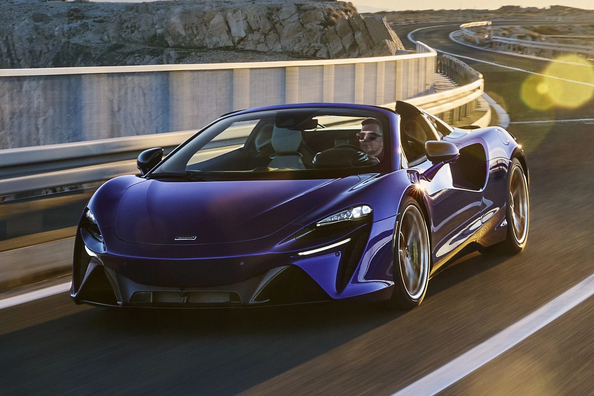 McLaren Artura Spider, Siêu xe mui trần, Mạnh mẽ, 700 mã lực, Hybrid, Khung gầm carbon, Mui xe carbon