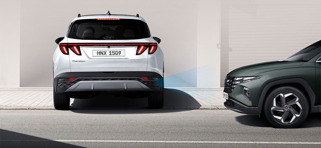 Đánh giá Hyundai Tucson 2024, Hỗ trợ phòng tránh va chạm khi lùi xe (RCCA)
