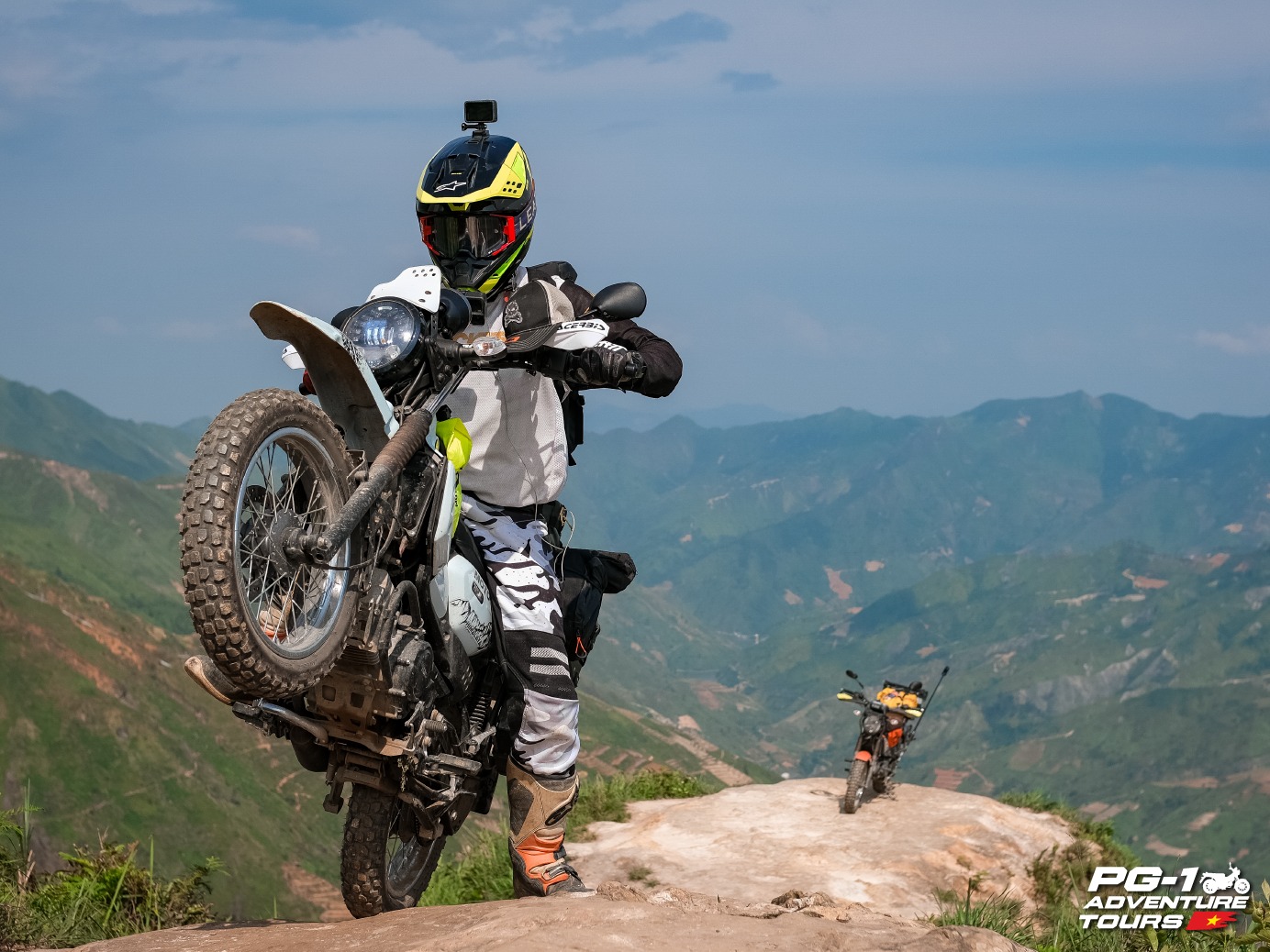 Yamaha PG-1 với thiết kế đặc trưng của xe off-road