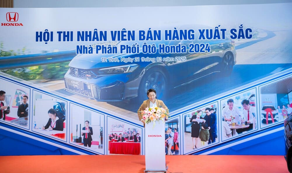 Honda Việt Nam công bố kết quả Hội thi Nhân viên Bán hàng Xuất sắc năm 2024