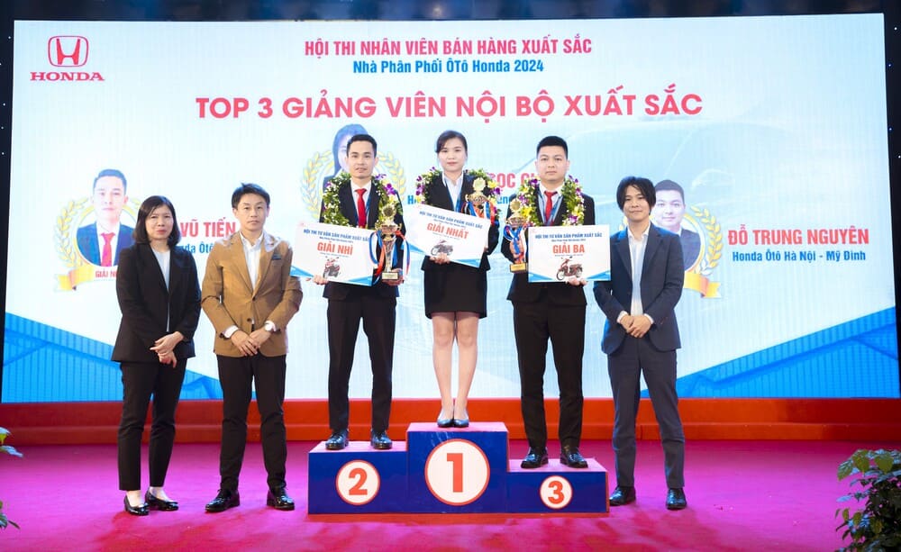 Honda Việt Nam công bố kết quả Hội thi Nhân viên Bán hàng Xuất sắc năm 2024