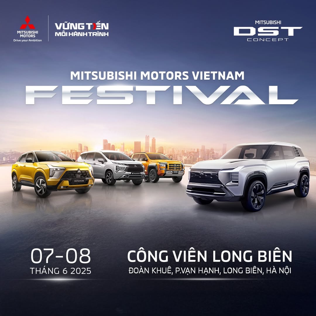 Mitsubishi Festival 2025 DST Concept – Chạm Tương Lai, Lái Trọn Đam Mê