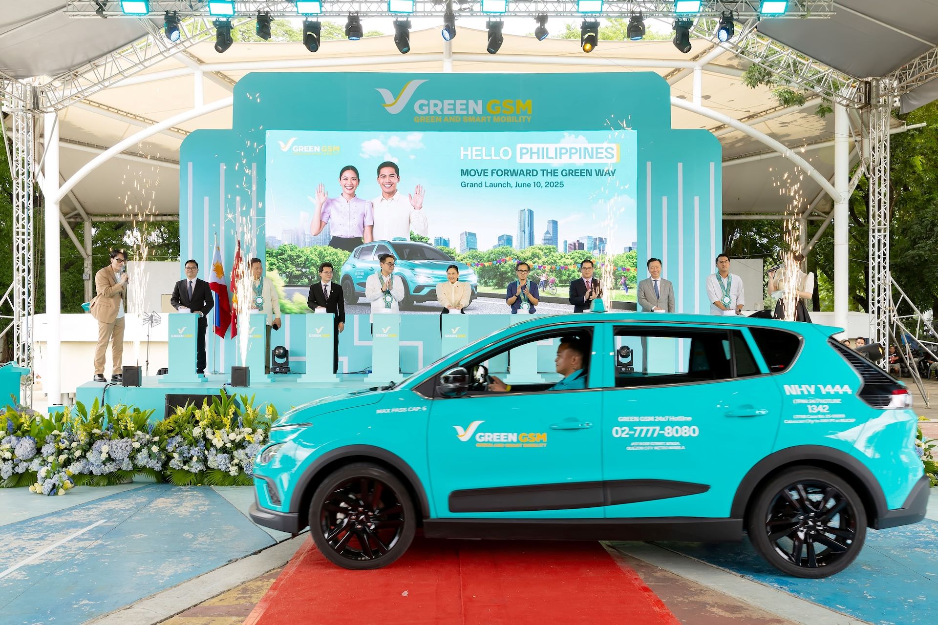 Ra mắt Green GSM - Thương hiệu taxi điện đầu tiên tại Philippines
