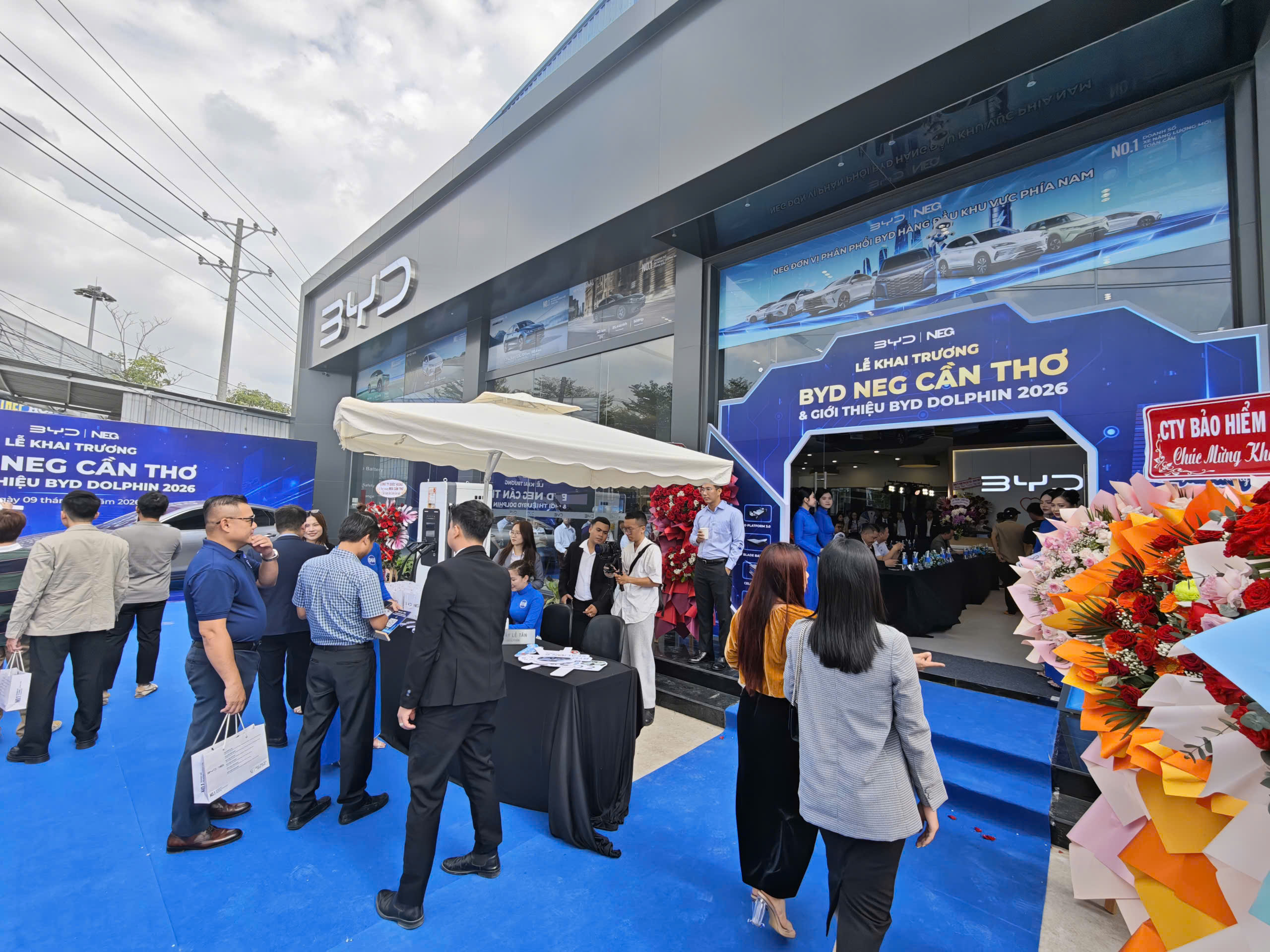 BYD NEG khai trương showroom chuẩn 4S tại Cần Thơ, ra mắt BYD Dolphin 2026