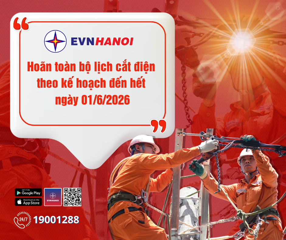 Cao điểm nắng nóng, EVNHANOI đảm bảo điện ổn định cho Thủ đô Hà Nội