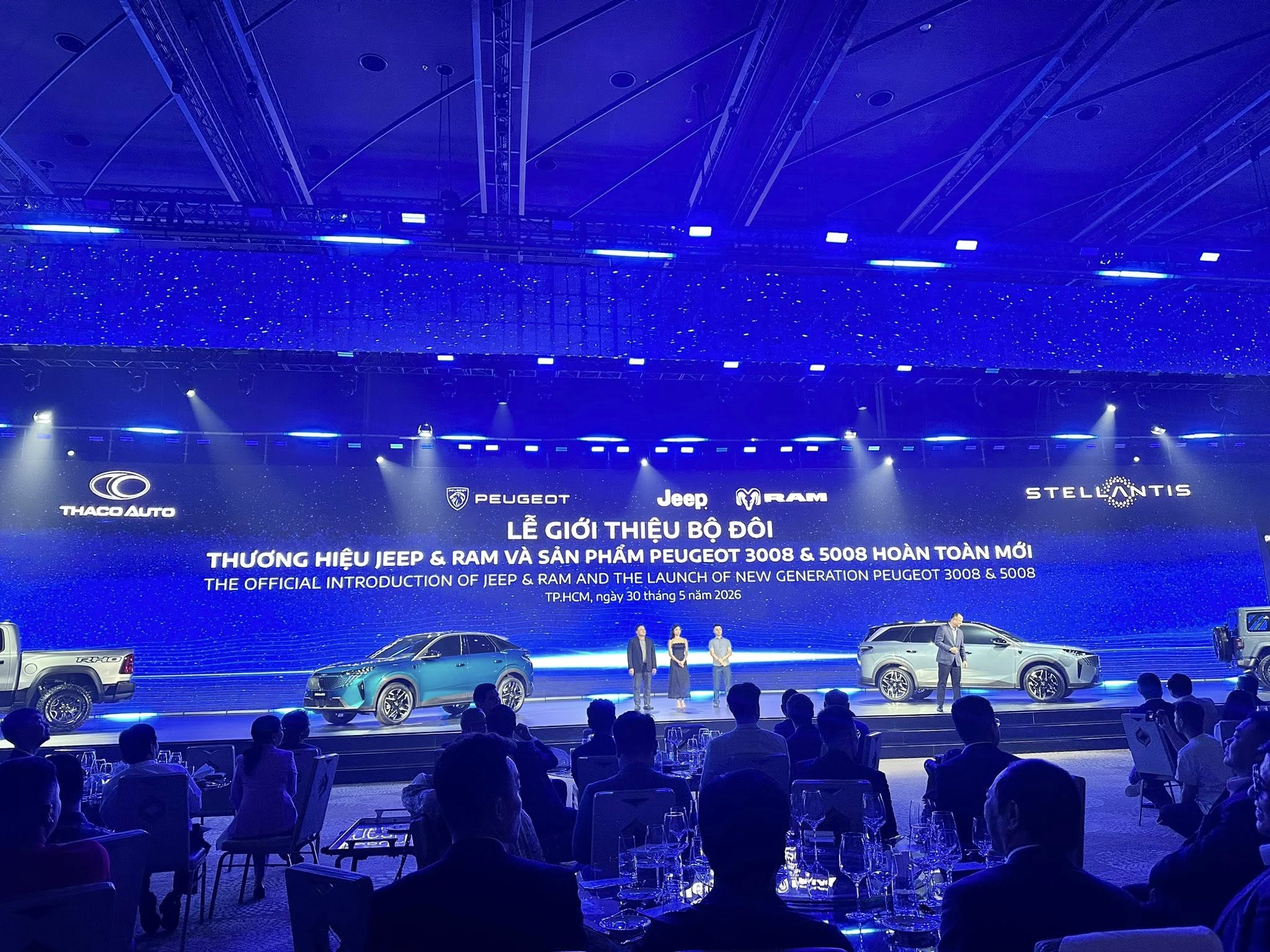 Thaco Auto chính thức phân phối Jeep, Ram và ra mắt Peugeot 3008 và 5008 thế hệ mới