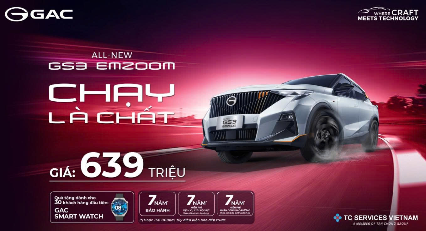 GAC Việt Nam ra mắt All-New GS3 Emzoom - mẫu SUV 
