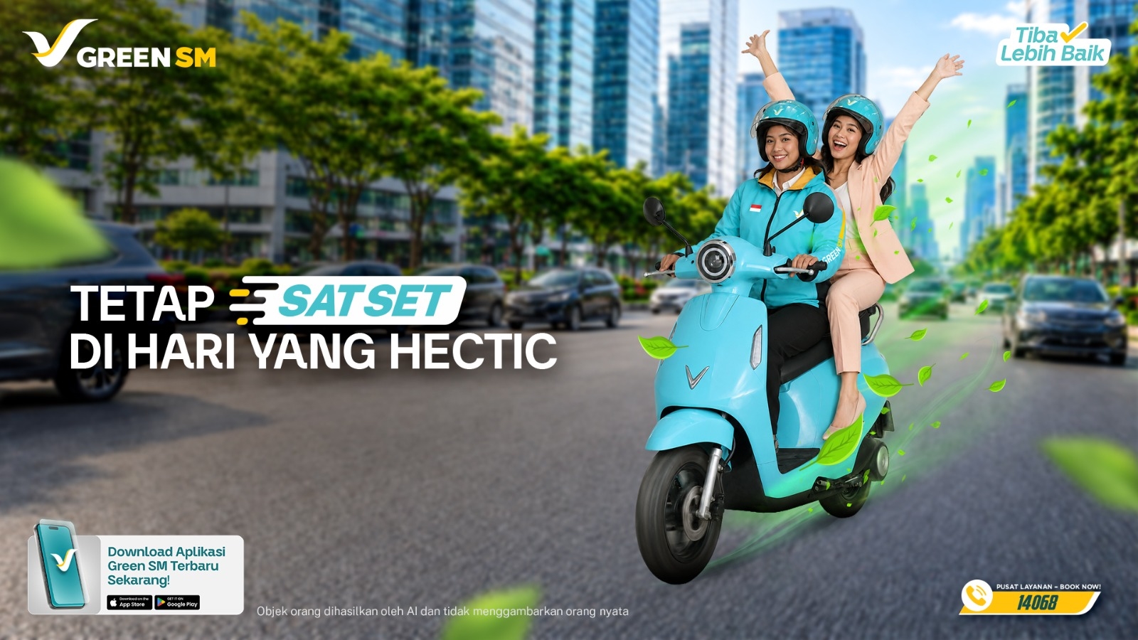 Green SM chính thức ra mắt dịch vụ xe máy điện tại Jakarta